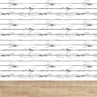 Vivolux | Illustratie Houtlook Muurschilderij Behang Gehele Wand Decor voor Woonkamer, Op Maat Gemaakt Druck