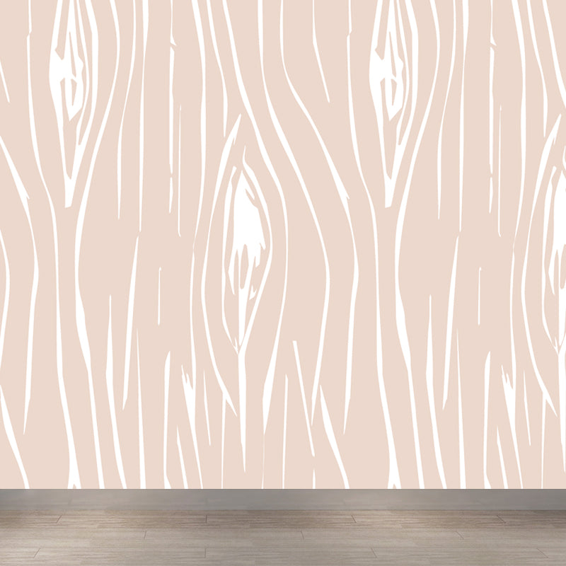 Vivolux | Illustratie Houtlook Muurschilderij Behang Gehele Wand Decor voor Woonkamer, Op Maat Gemaakt Druck