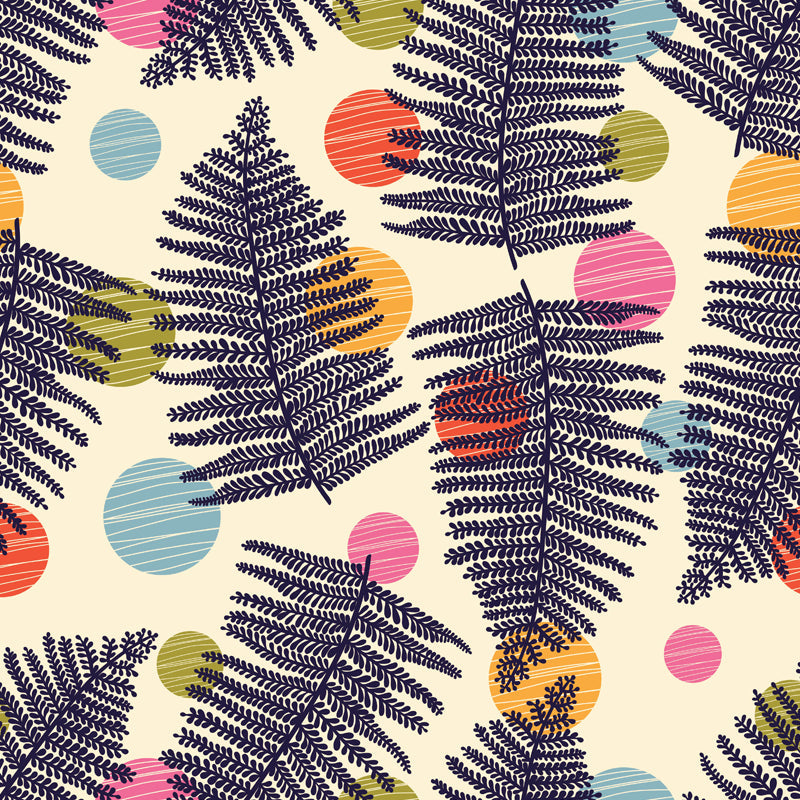 Vivolux | Botanischer Blattdruck Tapete Wandmalerei Zeitgenössische Vlies Wandkunst in dunkler Farbe