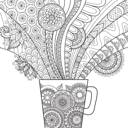 Vivolux | Kinderen Fantasy Geheim Tuin Muur Decal Zwart-wit Waterdichte Wandkunst voor Kamer