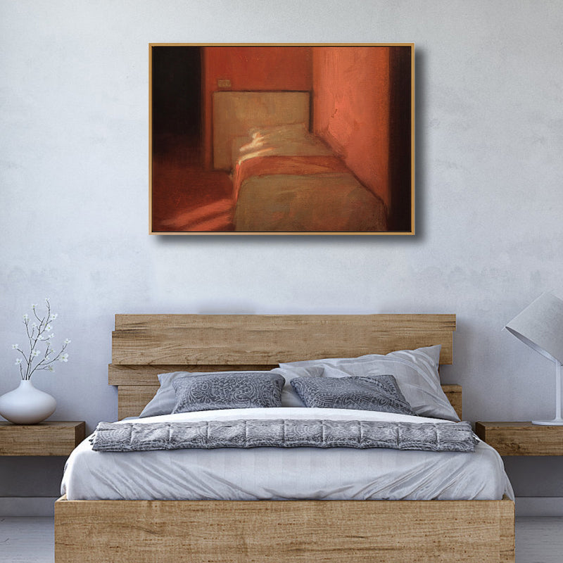 Vivolux | Zeichnung Druck Raum Innenraum Leinwand Pastell Traditionelle Wandkunst Dekor für Hausinterieur
