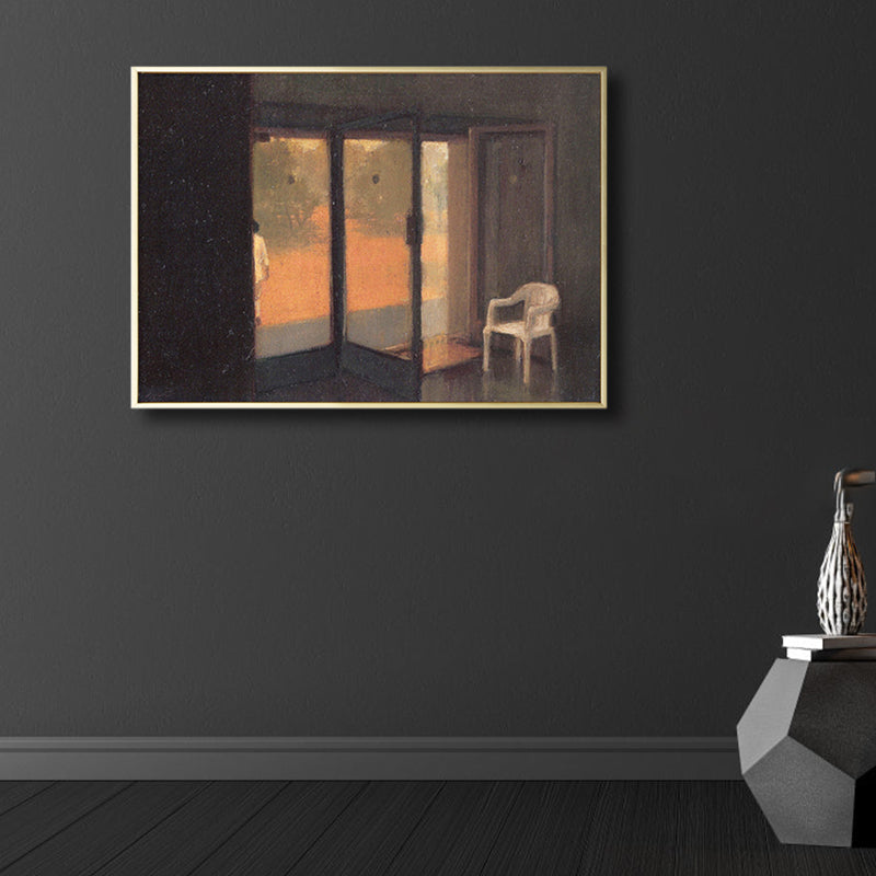 Vivolux | Zeichnung Druck Raum Innenraum Leinwand Pastell Traditionelle Wandkunst Dekor für Hausinterieur