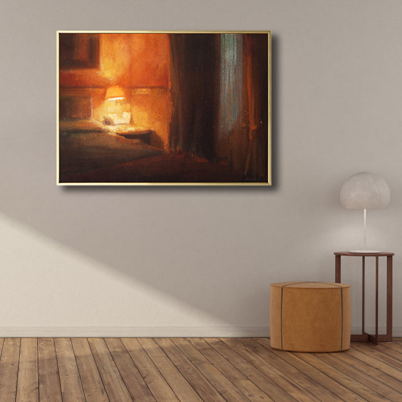 Vivolux | Zeichnung Druck Raum Innenraum Leinwand Pastell Traditionelle Wandkunst Dekor für Hausinterieur