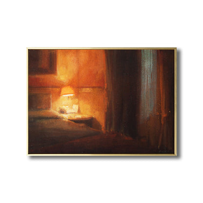 Vivolux | Zeichnung Druck Raum Innenraum Leinwand Pastell Traditionelle Wandkunst Dekor für Hausinterieur