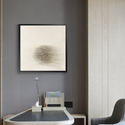 Vivolux | Abstraktes Muster Leinwand Nordischer Stil Texturiertes Wanddekoration in Sanfter Farbe für die Küche