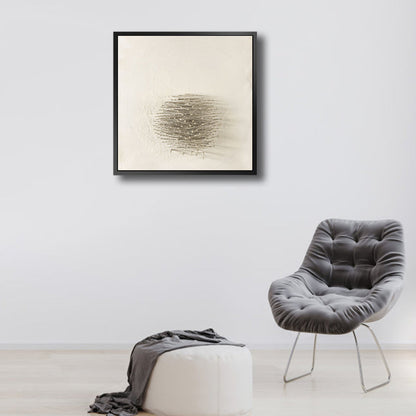 Vivolux | Abstraktes Muster Leinwand Nordischer Stil Texturiertes Wanddekoration in Sanfter Farbe für die Küche