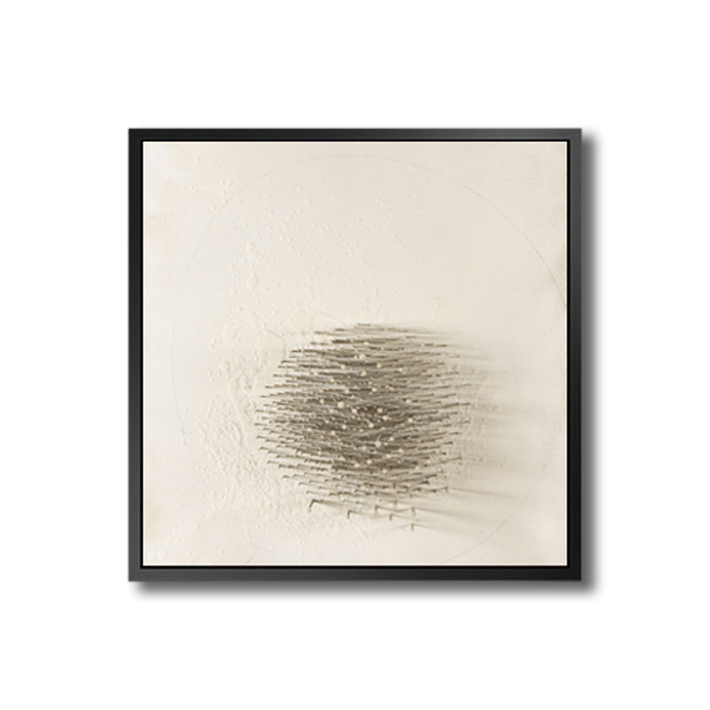 Vivolux | Abstraktes Muster Leinwand Nordischer Stil Texturiertes Wanddekoration in Sanfter Farbe für die Küche