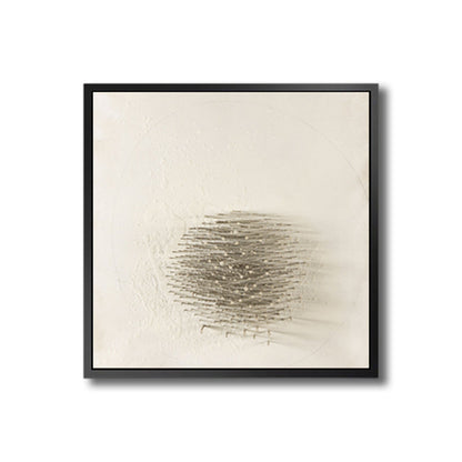 Vivolux | Abstraktes Muster Leinwand Nordischer Stil Texturiertes Wanddekoration in Sanfter Farbe für die Küche