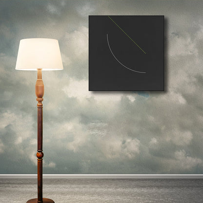 Vivolux | Abstraktes Muster Leinwand Nordischer Stil Texturiertes Wanddekoration in Sanfter Farbe für die Küche