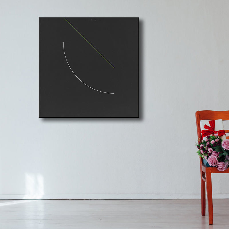 Vivolux | Abstraktes Muster Leinwand Nordischer Stil Texturiertes Wanddekoration in Sanfter Farbe für die Küche