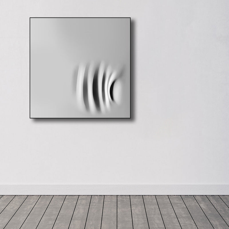 Vivolux | Abstraktes Muster Leinwand Nordischer Stil Texturiertes Wanddekoration in Sanfter Farbe für die Küche