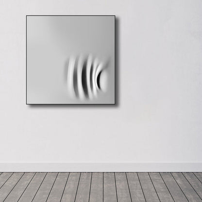 Vivolux | Abstraktes Muster Leinwand Nordischer Stil Texturiertes Wanddekoration in Sanfter Farbe für die Küche