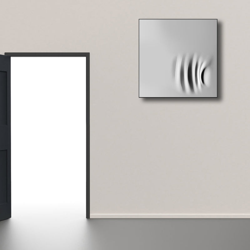 Vivolux | Abstraktes Muster Leinwand Nordischer Stil Texturiertes Wanddekoration in Sanfter Farbe für die Küche