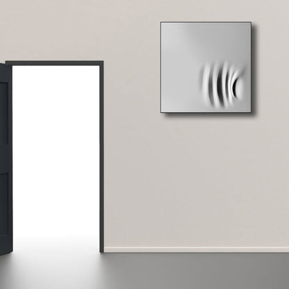 Vivolux | Abstraktes Muster Leinwand Nordischer Stil Texturiertes Wanddekoration in Sanfter Farbe für die Küche