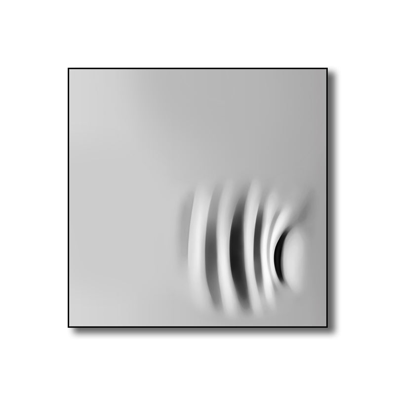 Vivolux | Abstraktes Muster Leinwand Nordischer Stil Texturiertes Wanddekoration in Sanfter Farbe für die Küche