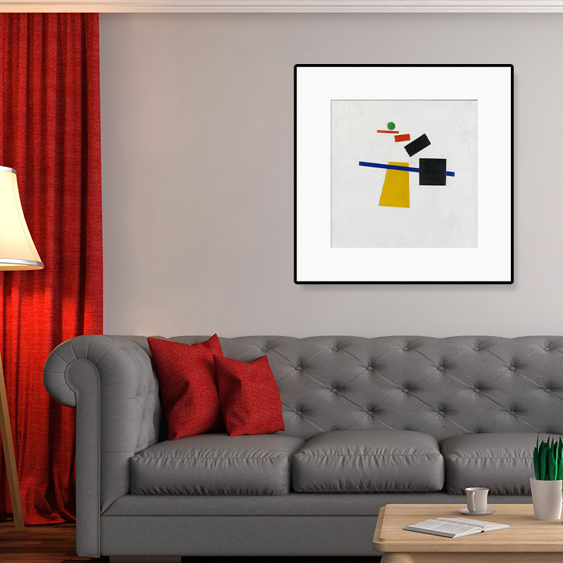 Vivolux | Stillleben Leinwand Wandkunst Abstrakter Expressionismus Geometrie Malerei in Pastellfarbe