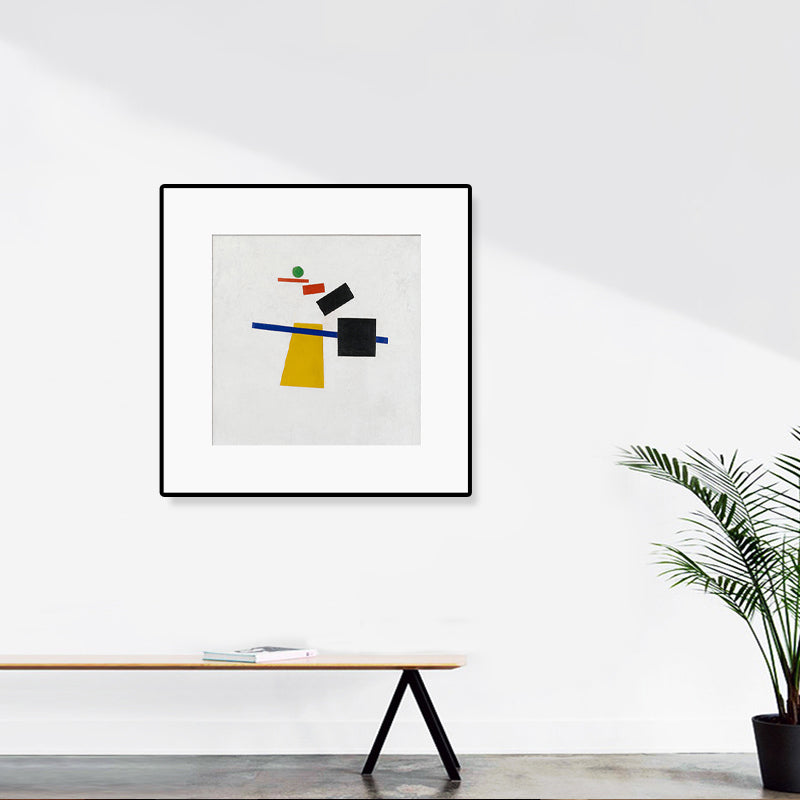 Vivolux | Stillleben Leinwand Wandkunst Abstrakter Expressionismus Geometrie Malerei in Pastellfarbe