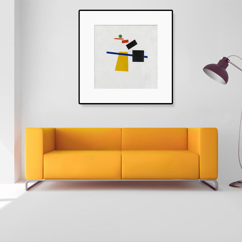 Vivolux | Stillleben Leinwand Wandkunst Abstrakter Expressionismus Geometrie Malerei in Pastellfarbe