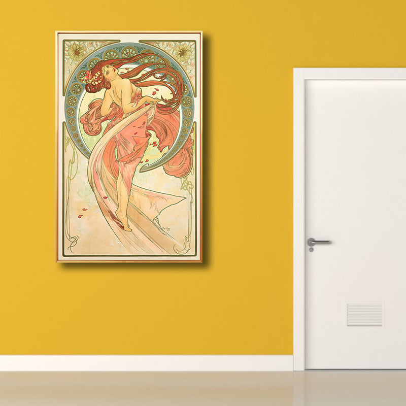 Vivolux | Art Nouveau Religion Leinwand Pastellfarbe Malerei Druck Frau Wand Dekor für Zuhause