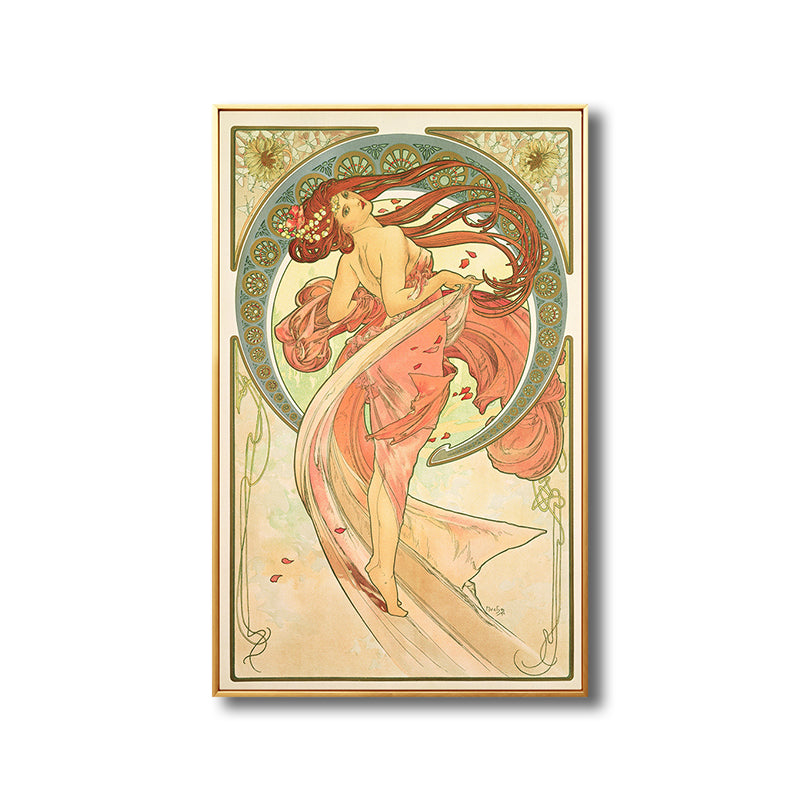 Vivolux | Art Nouveau Religion Leinwand Pastellfarbe Malerei Druck Frau Wand Dekor für Zuhause