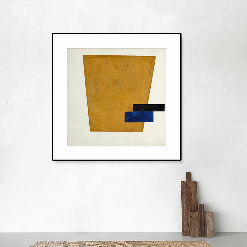 Vivolux | Geometrisches Muster Eingewickelter Leinwand Abstrakter Expressionismus Texturiertes Galeriewand Kunstwerk Druck