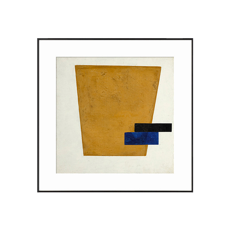 Vivolux | Geometrisches Muster Eingewickelter Leinwand Abstrakter Expressionismus Texturiertes Galeriewand Kunstwerk Druck