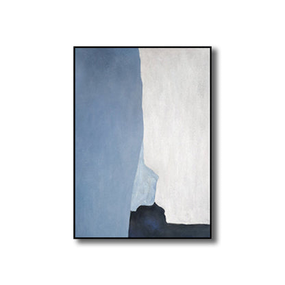 Vivolux | Illustration Aquarell Leinwand Abstrakter Expressionismus Texturierte Wandkunst Dekor in Heller Farbe