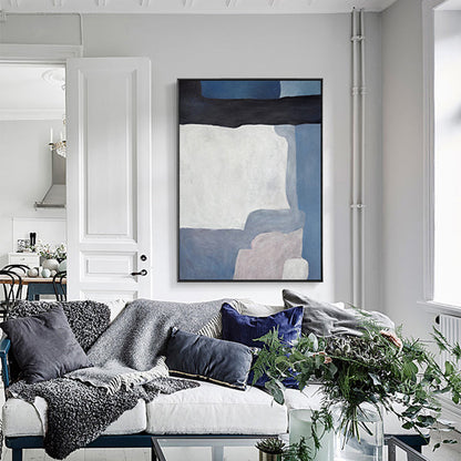 Vivolux | Illustration Aquarell Leinwand Abstrakter Expressionismus Texturierte Wandkunst Dekor in Heller Farbe