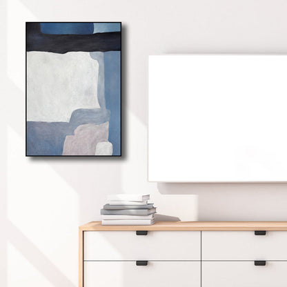 Vivolux | Illustration Aquarell Leinwand Abstrakter Expressionismus Texturierte Wandkunst Dekor in Heller Farbe