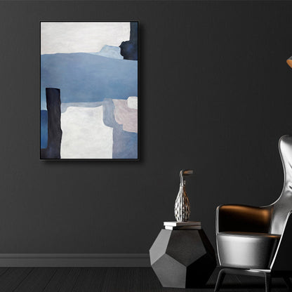 Vivolux | Illustration Aquarell Leinwand Abstrakter Expressionismus Texturierte Wandkunst Dekor in Heller Farbe