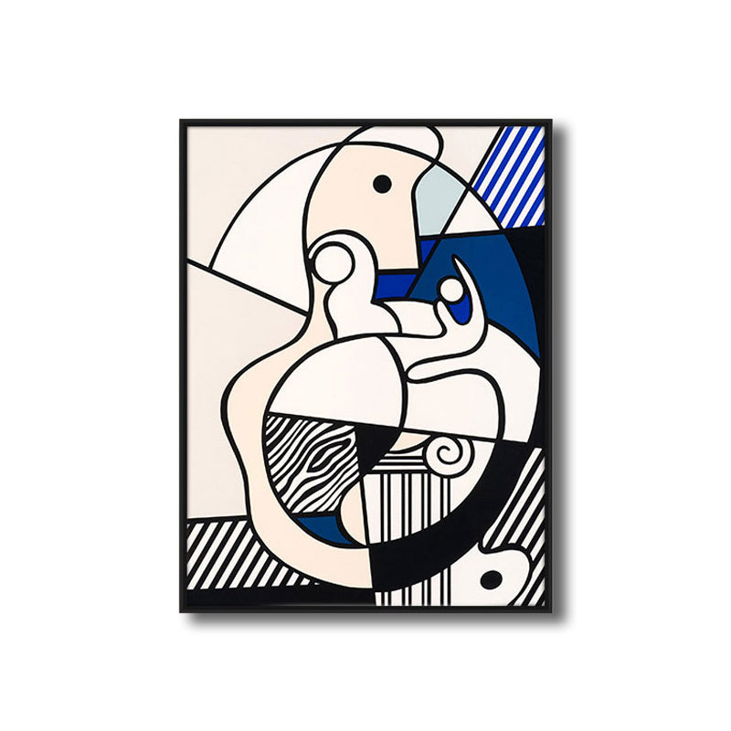 Vivolux | Beige Novel Graphic Canvas Texturiert Pop Art Esszimmer Wanddeko, Mehrere Größen