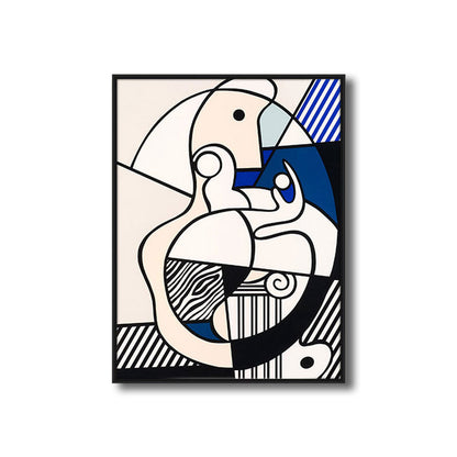 Vivolux | Beige Novel Graphic Canvas Texturiert Pop Art Esszimmer Wanddeko, Mehrere Größen