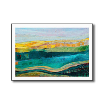 Vivolux | Fantastischer Farmview-Leinwand-Haus-Innenansichten-Wandkunst-Druck in sanften Farben