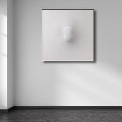 Vivolux | Pastellfarbener abstrakter gewickelter Leinwandtexturiertes skandinavisches Wohnzimmer Wandkunst Dekor