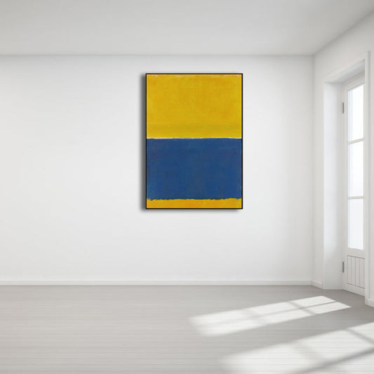 Vivolux | Handdruckmalerei Weiche Farbe Abstrakter Expressionismus Eingeschlagenen Leinwand für Familienzimmer