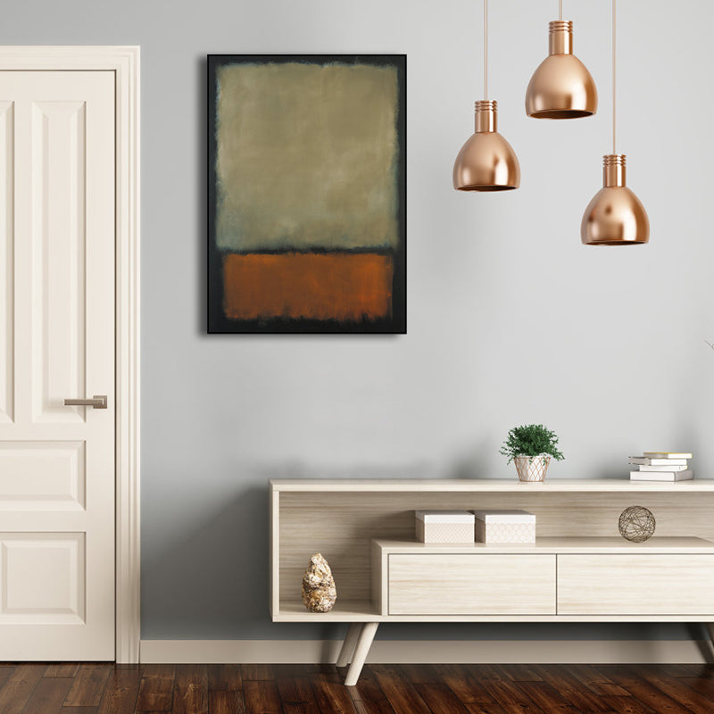 Vivolux | Handdruckmalerei Weiche Farbe Abstrakter Expressionismus Eingeschlagenen Leinwand für Familienzimmer