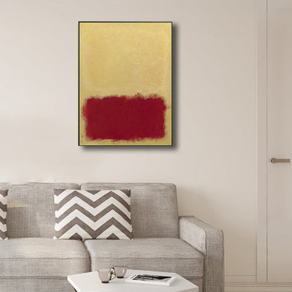 Vivolux | Handdruckmalerei Weiche Farbe Abstrakter Expressionismus Eingeschlagenen Leinwand für Familienzimmer