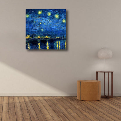 Vivolux | Van Gogh Natur Landschaft Malerei Traditionelles Leinwand Wandkunst Druck in Sanften Farben