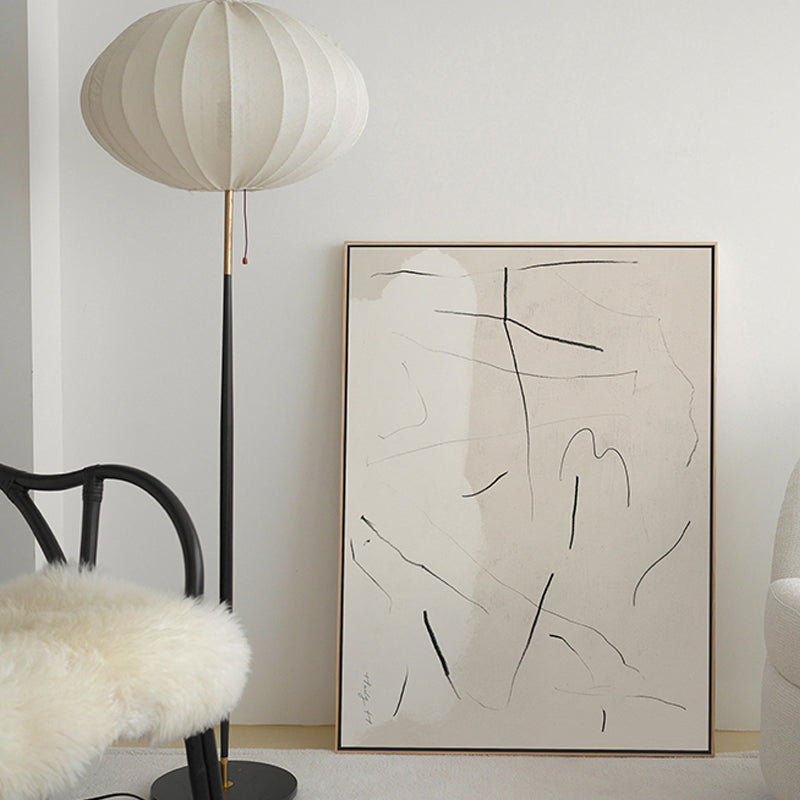 Vivolux | Abstract Expressionismus Abstracte Wandkunst Dekoration Pastellfarbe Esszimmer Eingewickelte Leinwand