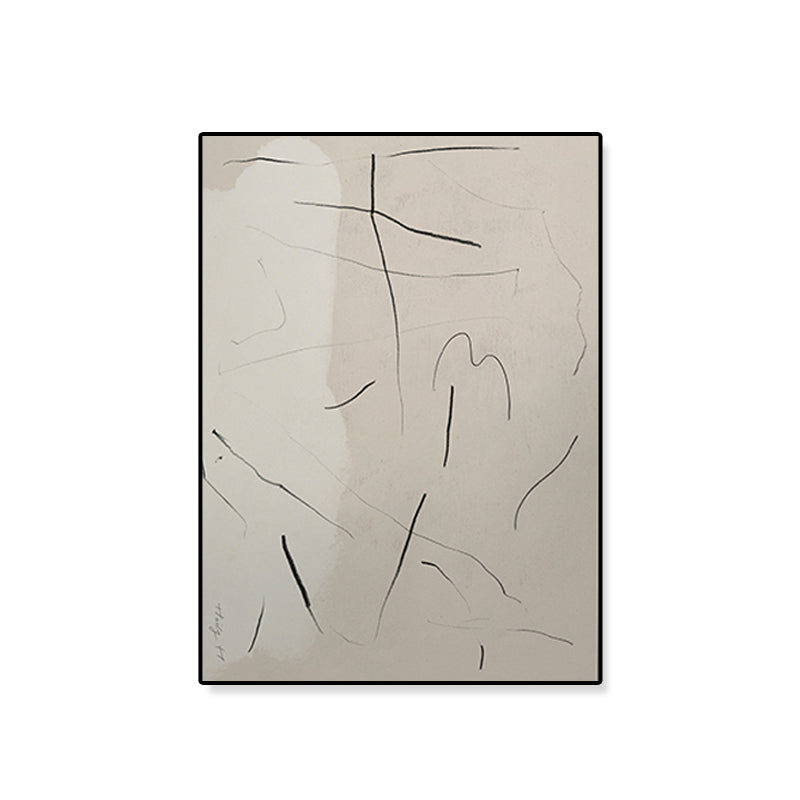 Vivolux | Abstract Expressionismus Abstracte Wandkunst Dekoration Pastellfarbe Esszimmer Eingewickelte Leinwand