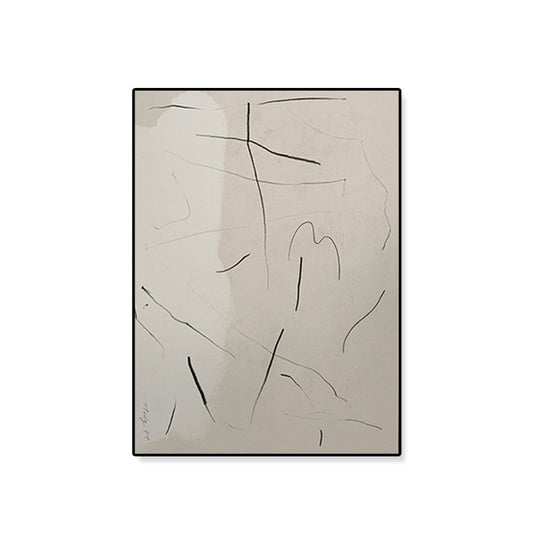 Vivolux | Abstract Expressionismus Abstracte Wandkunst Dekoration Pastellfarbe Esszimmer Eingewickelte Leinwand