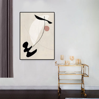 Vivolux | Abstract Expressionismus Abstracte Wandkunst Dekoration Pastellfarbe Esszimmer Eingewickelte Leinwand