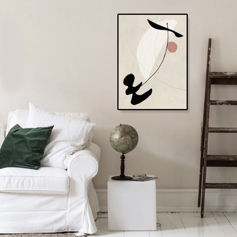 Vivolux | Abstract Expressionismus Abstracte Wandkunst Dekoration Pastellfarbe Esszimmer Eingewickelte Leinwand