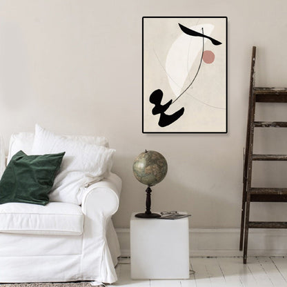 Vivolux | Abstract Expressionismus Abstracte Wandkunst Dekoration Pastellfarbe Esszimmer Eingewickelte Leinwand