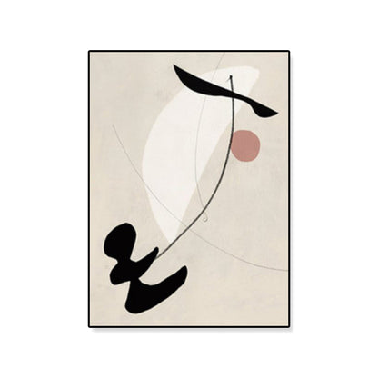 Vivolux | Abstract Expressionismus Abstracte Wandkunst Dekoration Pastellfarbe Esszimmer Eingewickelte Leinwand