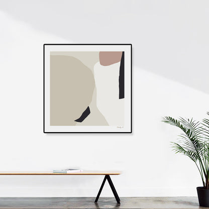 Vivolux | Bürstenstrich Umwickelte Leinwand Sanfte Farbige Abstrakte Expressionismus Malerei für Studienraum