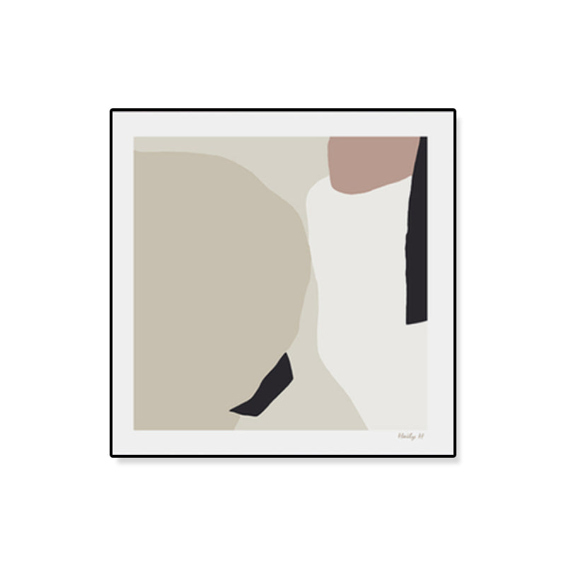 Vivolux | Bürstenstrich Umwickelte Leinwand Sanfte Farbige Abstrakte Expressionismus Malerei für Studienraum