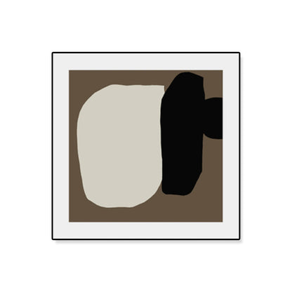 Vivolux | Bürstenstrich Umwickelte Leinwand Sanfte Farbige Abstrakte Expressionismus Malerei für Studienraum