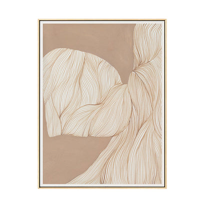 Vivolux | Illustration Devise Muster Wanddruck Esszimmer Abstraktes Leinwand in Helle Farbe