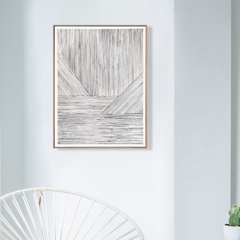 Vivolux | Illustration Devise Muster Wanddruck Esszimmer Abstraktes Leinwand in Helle Farbe